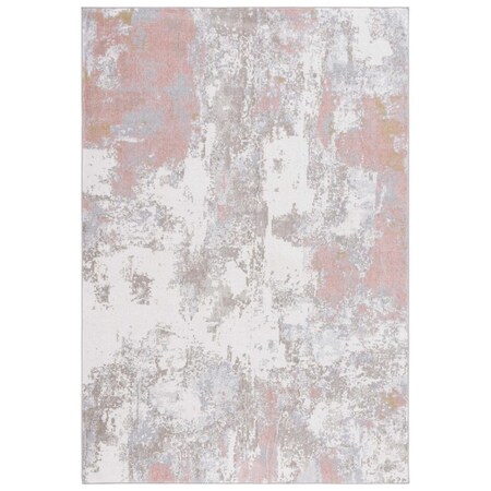 Safavieh 9 x 12 ft. Bayside Flat Weave Rectangle Area Rug Ivory & Grey Pink BAY128A-9